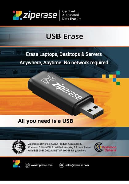 usb erase (digital) - product brochure page 1
