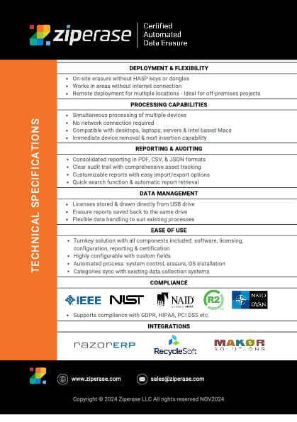 usb erase (digital) - product brochure page 2