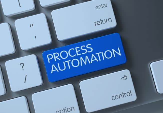 Macbook keyboard with process automation button