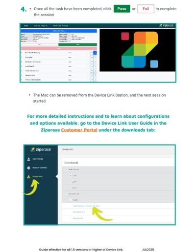 device link mac first start 5